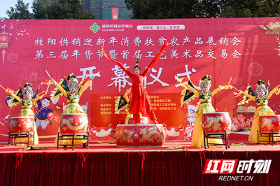 桂阳县第三届年货节开幕 特色农产品进城热卖